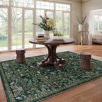 Washable Area Rugs for Living Room: 9x12 Rug Stain Resistant Non Slip Low Pile - Image 7