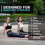 UMINEUX Large Yoga Mat for Men and Women 1/4 & 2/5 Inch Extra Thick TPE Fitness - Image 7