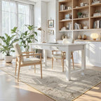 Toneed Abstract Area Rug Modern Washable Rug Soft Non Slip Rug Low Pile - Image 5