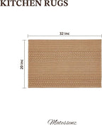 MatEssenz 20"x30" Kitchen Rugs, Woven Kitchen Mats - Image 2