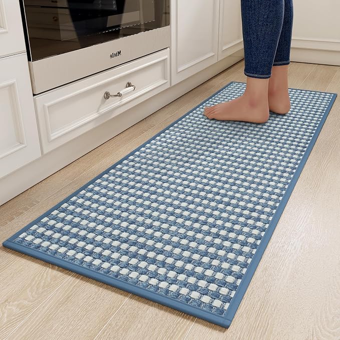 YDKGL Kitchen Runner Rugs Non Slip Washable, Super Absorbent Soft Chenille by YDKGL