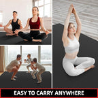 Extra Large Yoga Mat – 72"x48" or 78"x57", 1/4"–1/2" Thick Mat - Image 8
