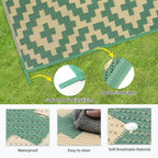 Outdoor Patio Plastic Straw Rug - Image 6