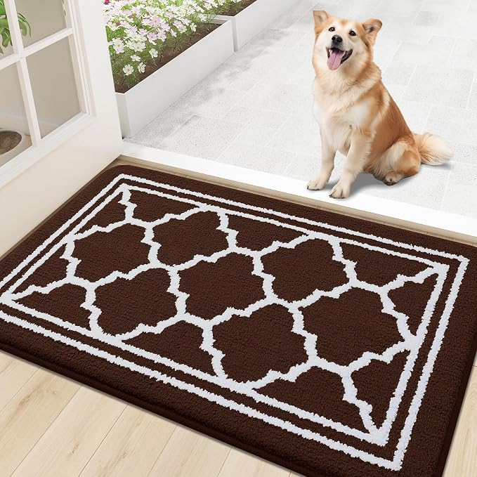 Buganda Indoor Door Mat, Dirt-Resistant and Absorbent Doormat, Low Profile by Buganda