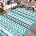 Outdoor Patio Plastic Rug Waterproof by Kalafun