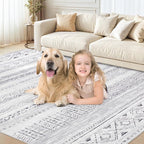 cotiled 7x9 Area Rugs Living Room Rug: Washable Boho Rugs - Image 5