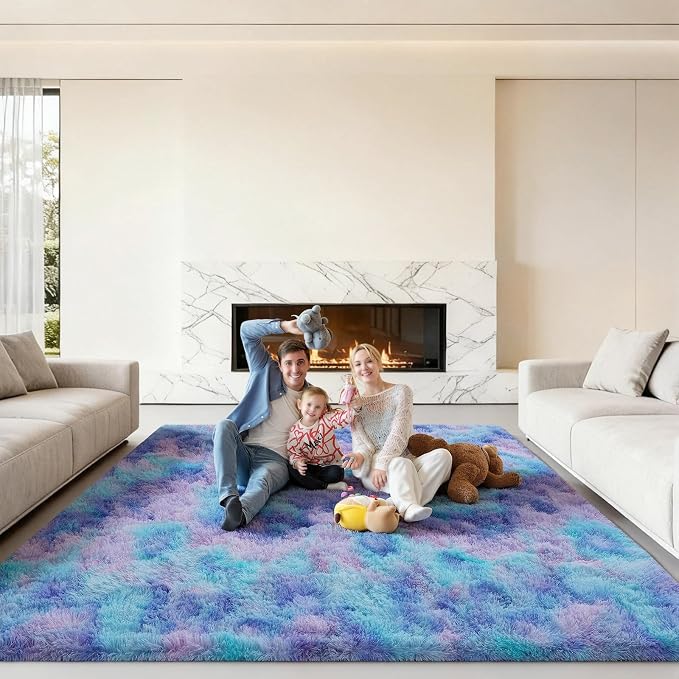 Area Rugs 9x12 Living Room, Large Fluffy Rugs - Image 6
