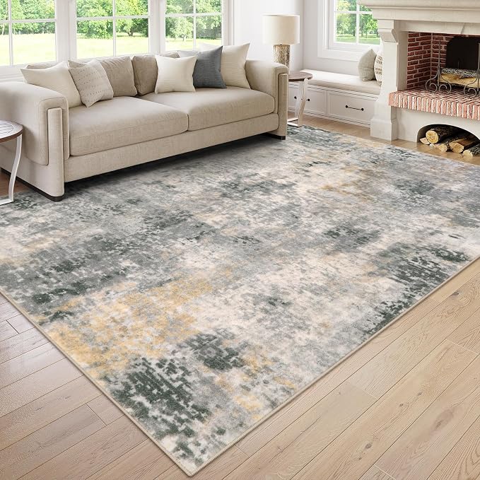 Lahome Modern Abstract Living Room Rug, Large Soft Indoor Accent Carpet - Image 5