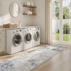 UERMEI 2x8 Washable Runner Rug for Hallway, Non Slip Low Pile Kitchen Carpet - Image 6
