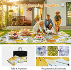 Lahome Floral Indoor Outdoor Rug, 5x8ft Non-Slip Outdoor Patio Rug - Image 3