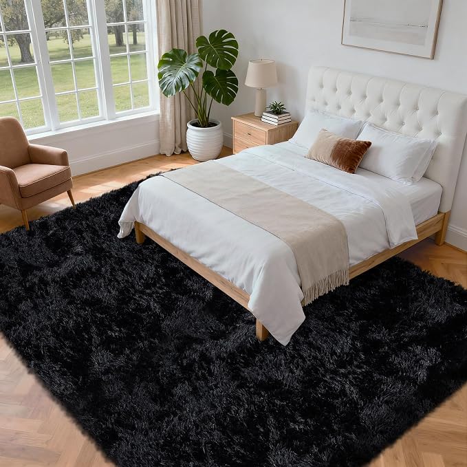 6x9 Area Rug for Living Room: Ultra Soft Fluffy Rug Modern Large Thicked Shag - Image 2