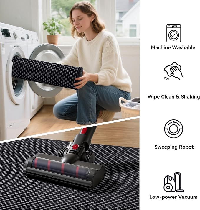 YDKGL 3x5 ft Area Rug Entryway Runner Rug Non Slip Washable, Boho Woven Kitchen - Image 7