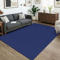 KOZYFLY Washable 5x7 Living Room Rug, Non Slip Woven Area Rugs, Braided Floor by KOZYFLY