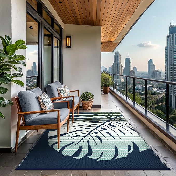 GENIMO Outdoor Rug 6' x 9' Waterproof - Image 4