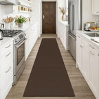 KOZYFLY Cotton Runners Rugs for Hallway 2x10, Washable Runner Rug, Woven Non - Image 2