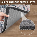 BALEINE 8x10 Ft Non Slip Rug Pad Gripper, 1/4" Thick Felt and Rubber Gripper - Image 4