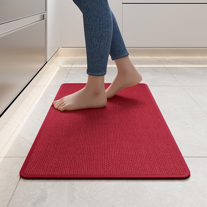 YDKGL Kitchen Mats for Floor, Super Absorbent Kitchen Rugs Non Slip Washable by YDKGL