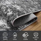 4x6 Area Rugs for Living Room Rug Washable: Abstract Rug for Dining Room - Image 4