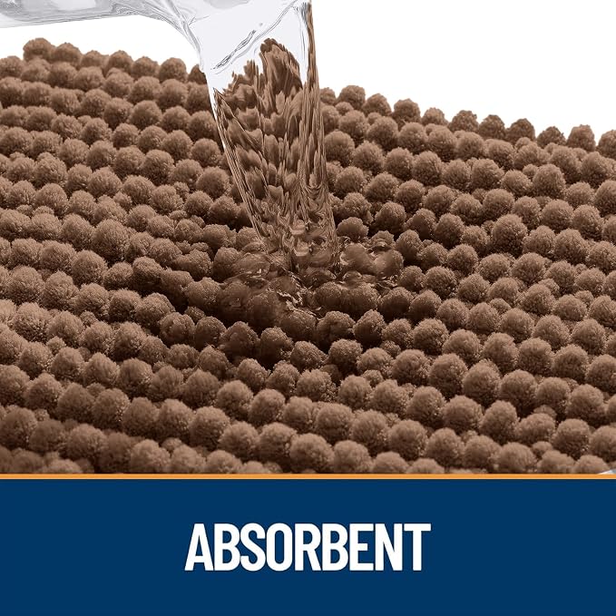 OLANLY Dog Door Mat for Muddy Paws 30x20, Ultra Absorbent Chenille Mud Doormat - Image 4