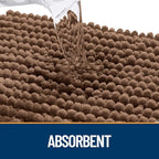 OLANLY Dog Door Mat for Muddy Paws 70x24, Ultra Absorbent Chenille Mud Doormat - Image 4