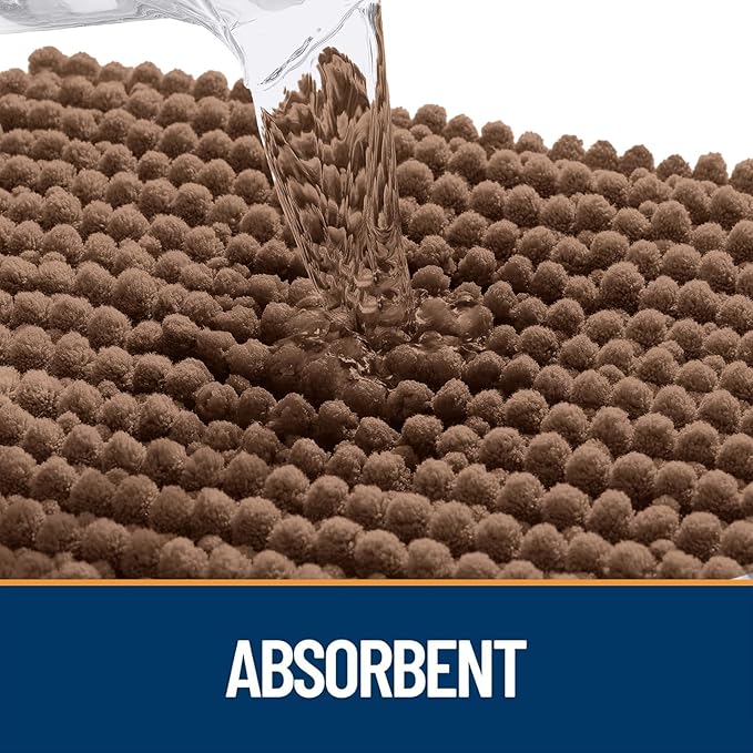 OLANLY Dog Door Mat for Muddy Paws 59x24, Ultra Absorbent Chenille Mud Doormat - Image 4