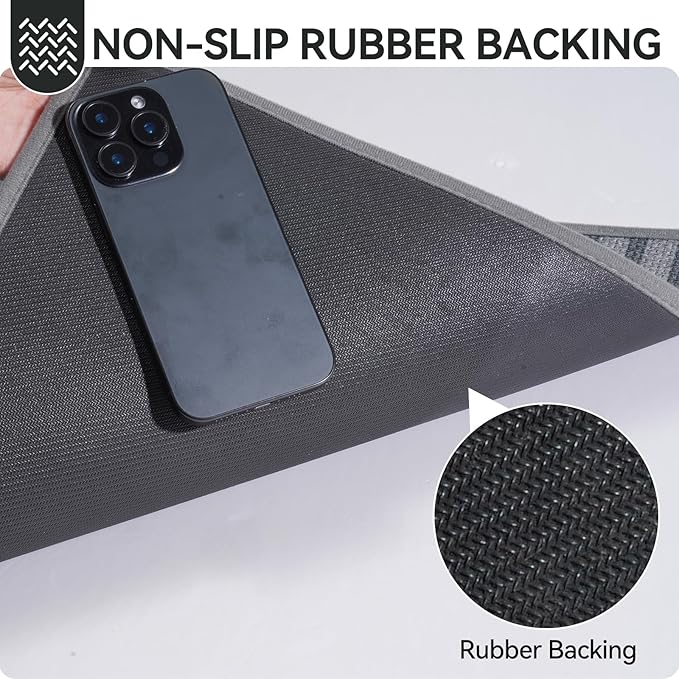 Front Door Mat 24''x71'', Absorbent Washable Non Slip Indoor Runner, Easy Clean - Image 4