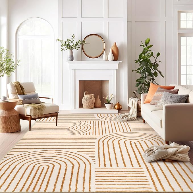 Lahome Abstract 10x14 Area Rugs - Image 4