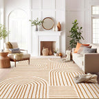Lahome Abstract Area Rugs 9x12 Living Room, Soft Washable 9x12 Area Rug - Image 4