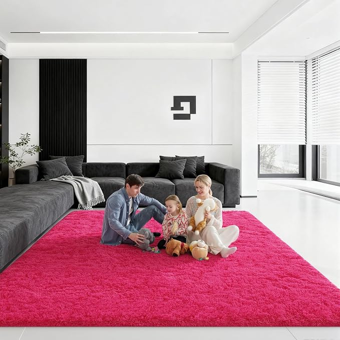 8x10 Area Rugs for Living Room, Large Fluffy Rugs for Bedroom, Fuzzy Shag Soft by Unknown