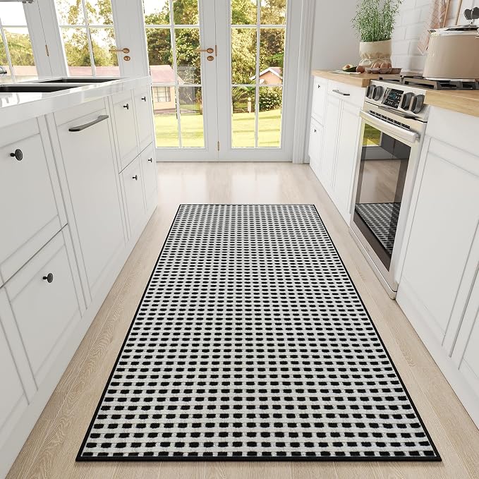 YDKGL Large Kitchen Runner Rugs Long Kitchen Mat Non Slip Washable, Super by YDKGL