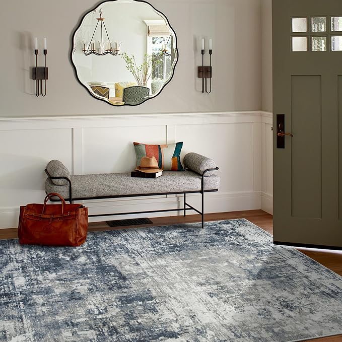 5x7 Area Rugs for Living Room Rug Washable: Modern Rug for Dining Room Bedroom - Image 3