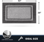 PURRUGS Dirt Trapping Door Mat 20" x 32", Non-Slip Machine Washable Entryway Rug - Image 2