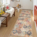 Lahome Moroccan Hallway Runner Rug, Oriental Laundry Room Rug Non-Slip Carpet by Lahome