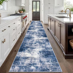 IOHOUZE Abstract Runner Rug 3x20 Ft Extra Long Washable Runners - Image 2