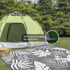 Pauwer Waterproof Outdoor Rug 6x9, Reversible Plastic Straw Patio Camping Rug - Image 6
