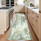 RELEANY Washable Area Rugs 2'x6' Non-Slip Modern Abstract Soft by RELEANY