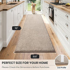 PURRUGS Dirt Trapping Door Mat 31.5" x 70", Non-Slip Machine Washable Entryway - Image 8