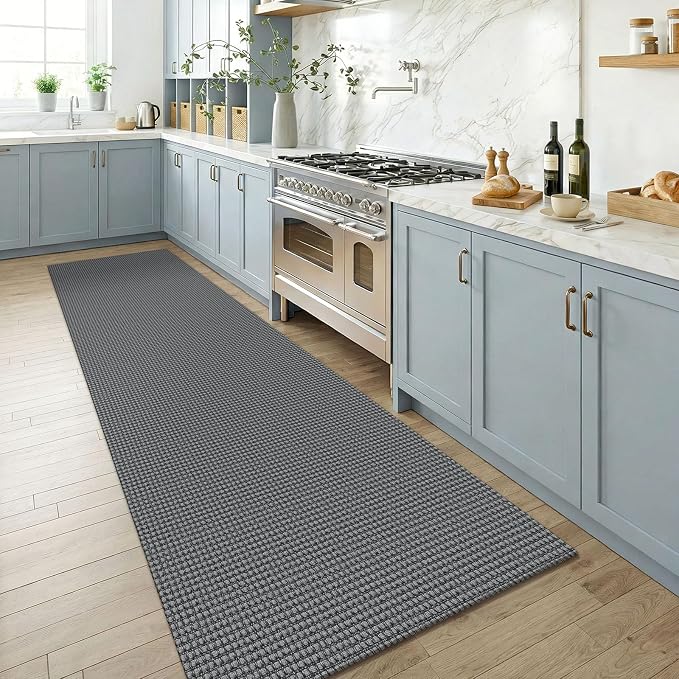 KOZYFLY Runners for Hallways 3x8 ft Washable Kitchen Runner Non Slip Rubber - Image 2
