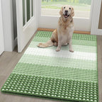 Kitinjoy Indoor Outdoor Door Mat, 48x30 Non-Slip Absorbent Dirt Trapper by Kitinjoy