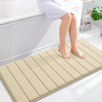 OLANLY Memory Foam Long Bathroom Rugs Runner 47x24, Super Soft Absorbent Bath by OLANLY