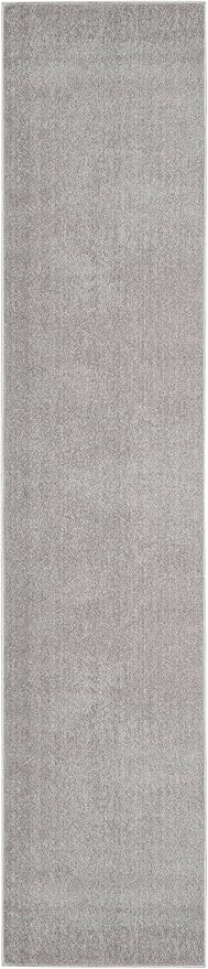 Nourison Home Nourison Essentials Silver Grey 2'2" x 18' Area Rug - Image 3
