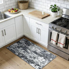 RELEANY Washable Area Rugs 2'x4' Non-Slip Modern Abstract Soft - Image 3