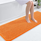 OLANLY Bathroom Runner Rugs 59x20, Extra Soft Absorbent Chenille Bath Rugs by OLANLY