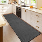 YDKGL 2x6 ft Kitchen Runner Rug Mat Non Slip Boho Woven Hallway Runner Washable by YDKGL