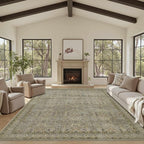 Rugxara 8x10 Area Rugs for Living Room Bedroom, Large Washable Rug, Vintage by Rugxara