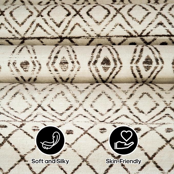 4x8 Rug Runner Machine Washable: Moroccan Hallway Runners - Image 6