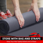 GymCope Large Exercise Mat for Home Workout, - Image 8