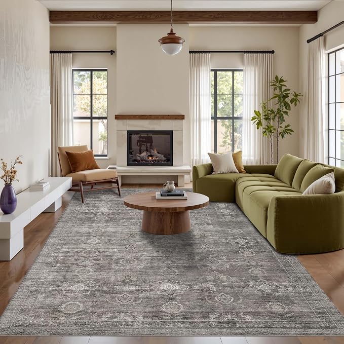 Rugxara 6x9 Area Rugs for Living Room Bedroom, Large Washable Rug, Non Slip & by Rugxara
