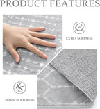 Lahome Moroccan Washable Round Rug 4Ft Round Area Rugs - Image 4