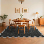 GarveeHome Scalloped Washable Rug 5x7 Area Rug - Image 9